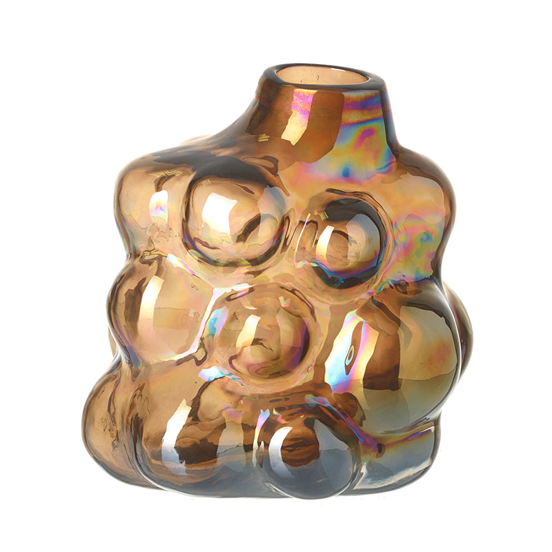 Dark Coloured Bobble Glass Decoration