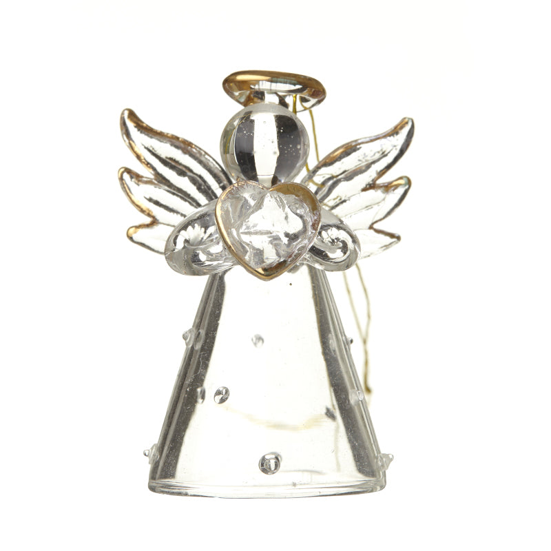 Small Polka Dot Angel With Heart