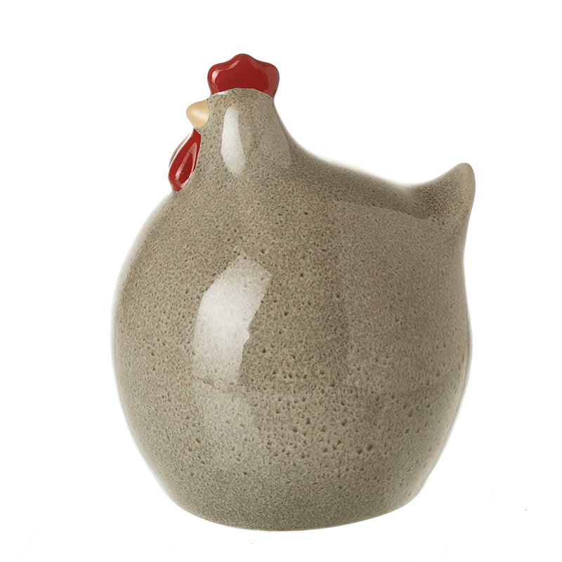 CERAMIC CHICKEN ORNAMENT MED