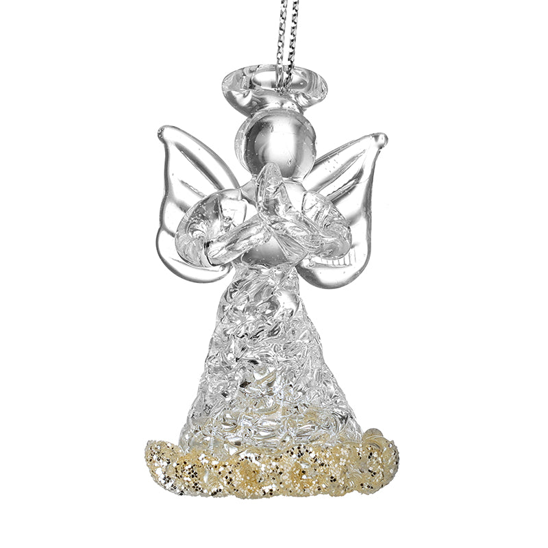 HANGING GLASS ANGEL
