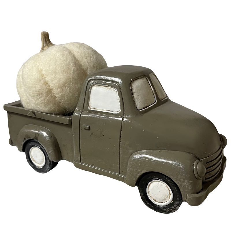 Truck With Pumpkin