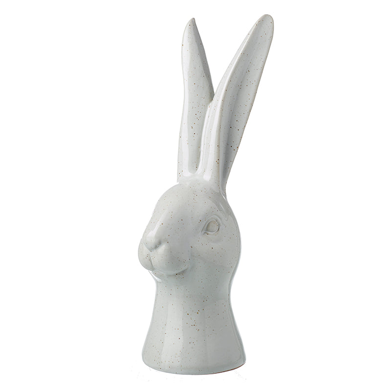Porcelain Rabbit Head Decoration