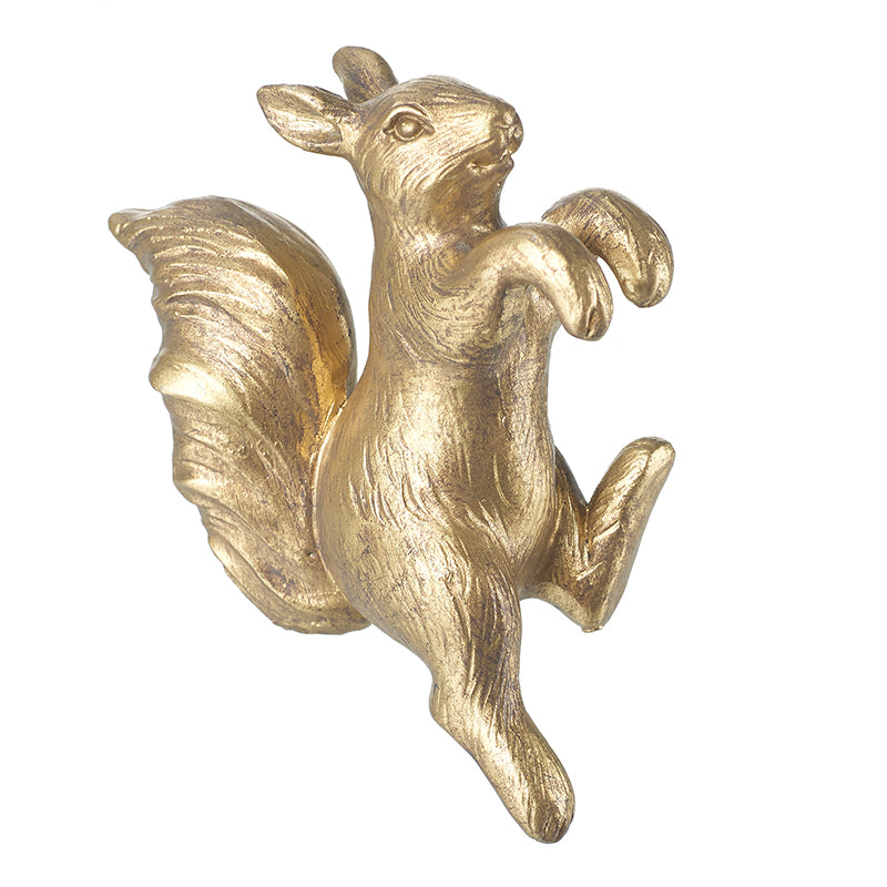 Gold Squirrel Pot Hanger