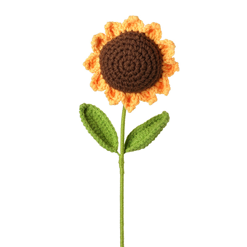 Knitted Sunflower Stem