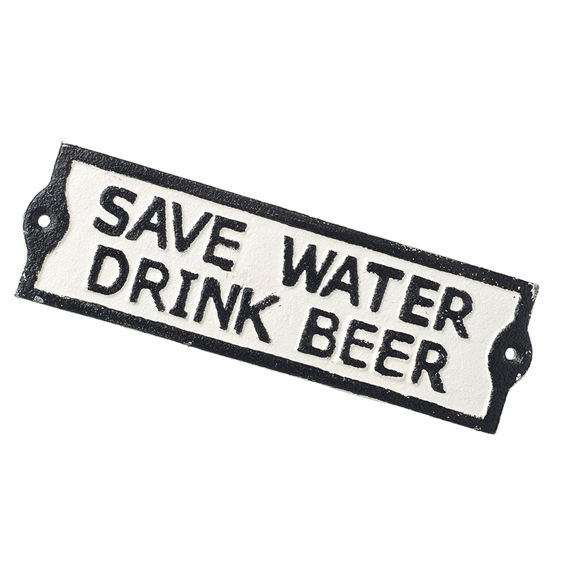 Save Water Drink Beer Plaque