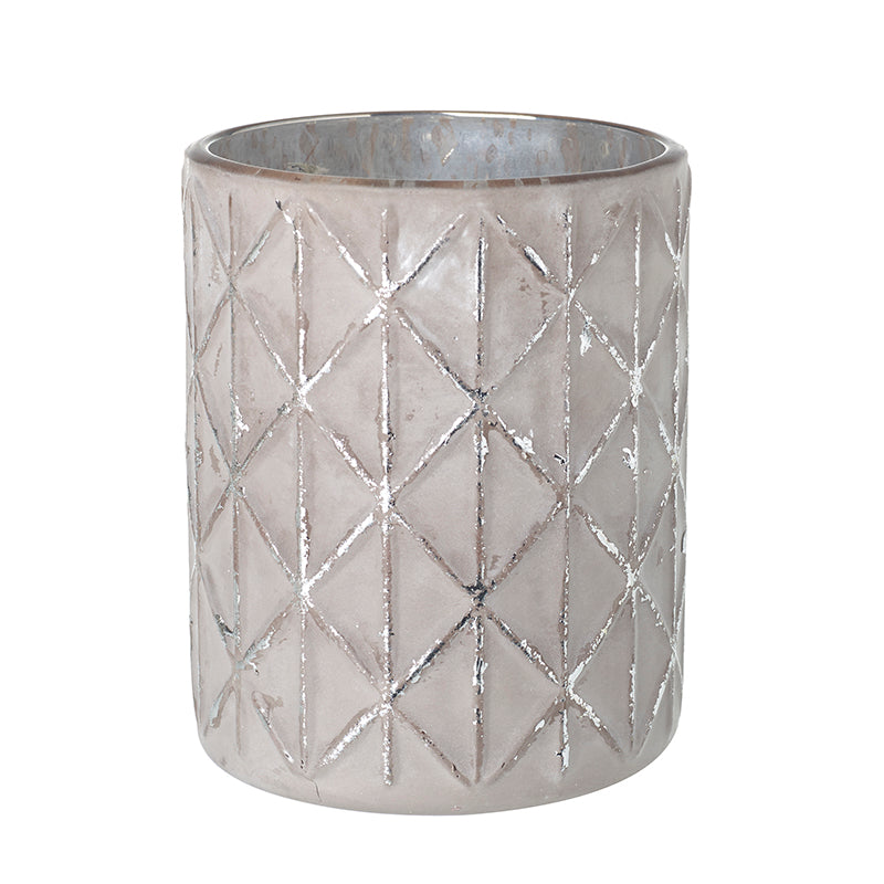 Frosty Glass T Light Holder