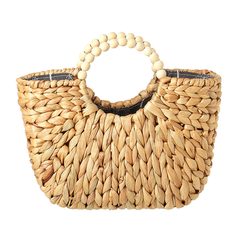 Basket With Beaded Handles