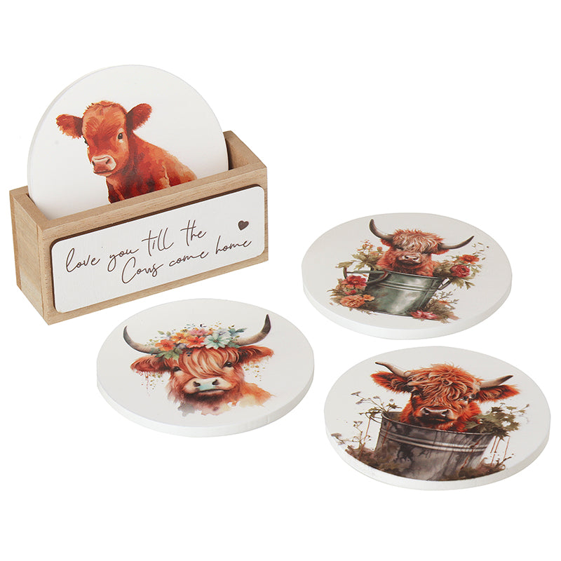 Love You Till The Cows Come Home Coaster