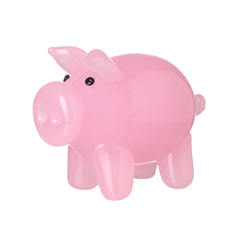 Pink Glass Pig