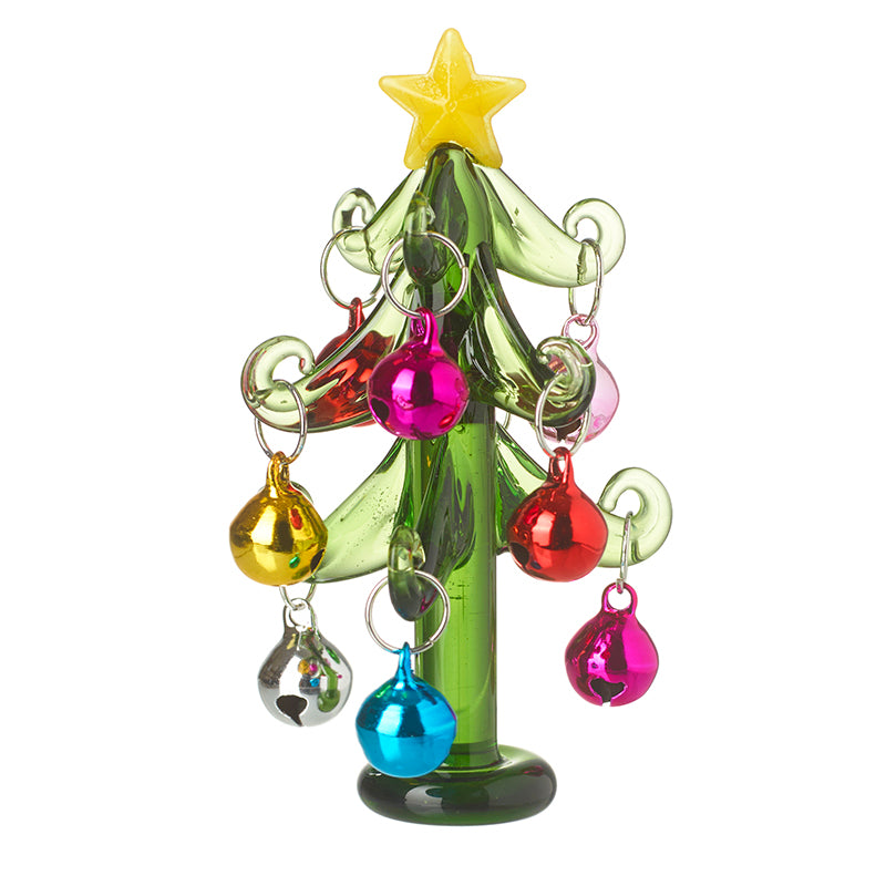Multi Coloured Glass Christmas Tree