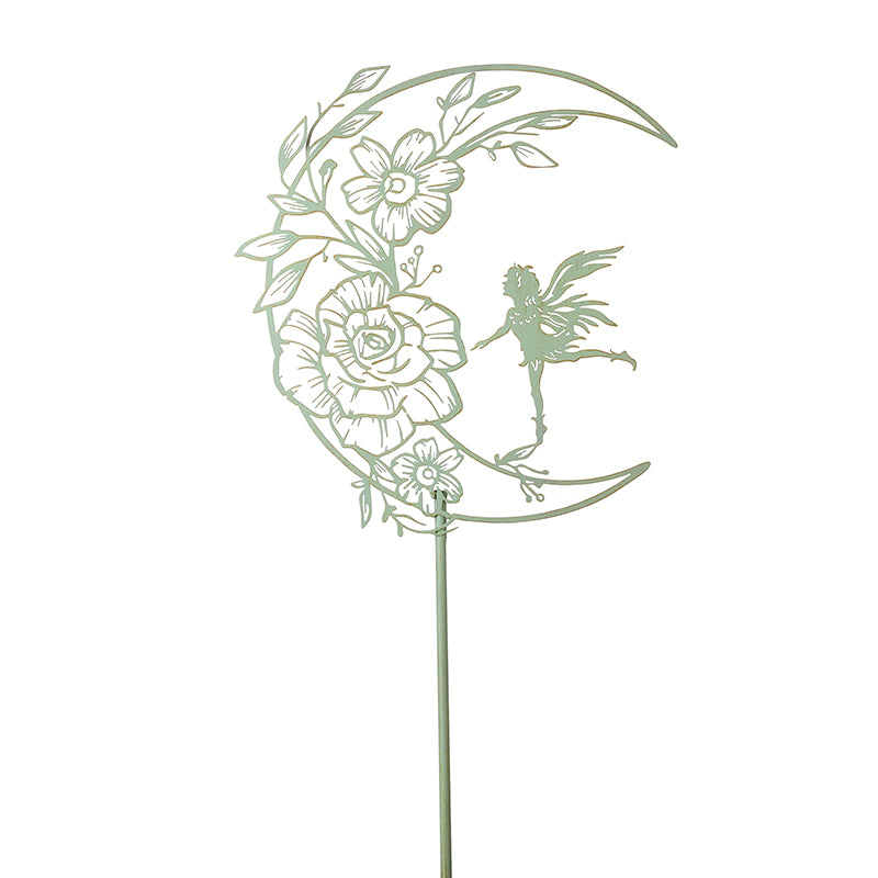 Fairy On Crescent Moon Stake