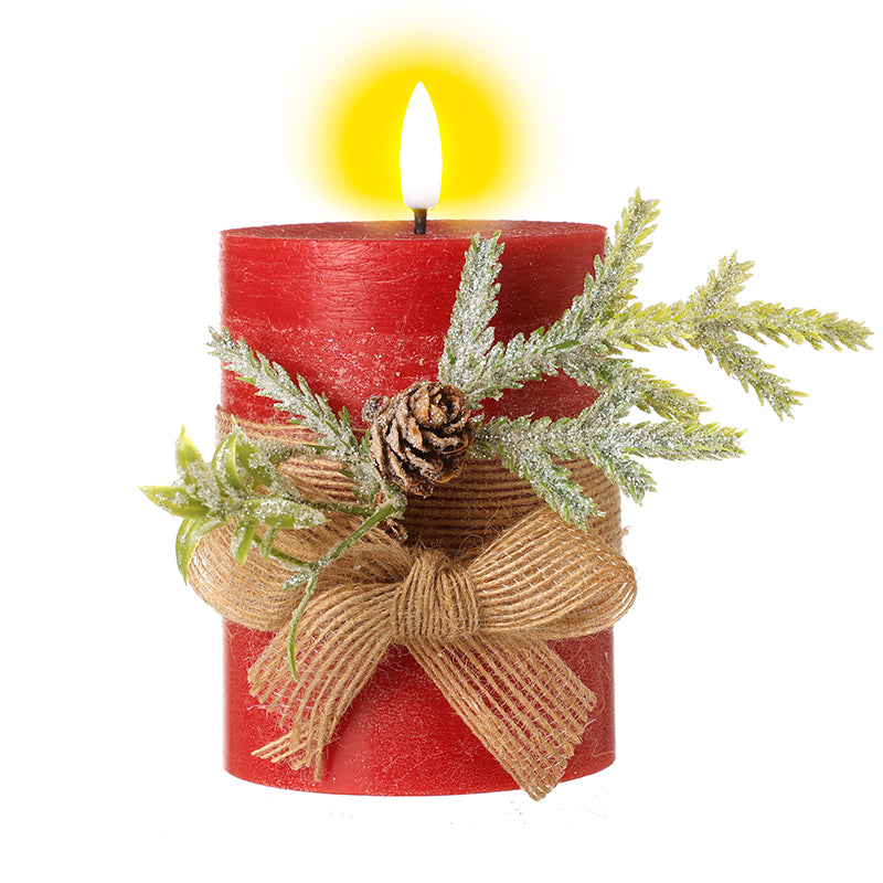 RED DECORATIVE LED CANDLE