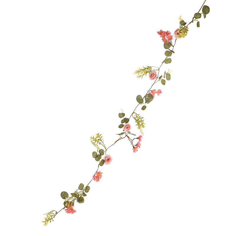 Pink Flower Garland