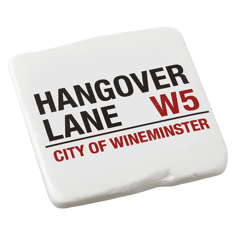 WHITE RESIN HANGOVER LANE COASTER