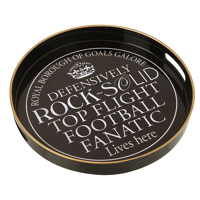 Black Goals Galore Text Tray