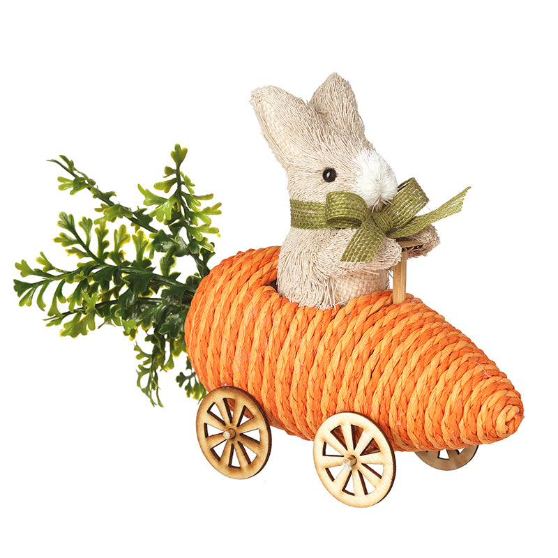 Rabbit In Carrot Car