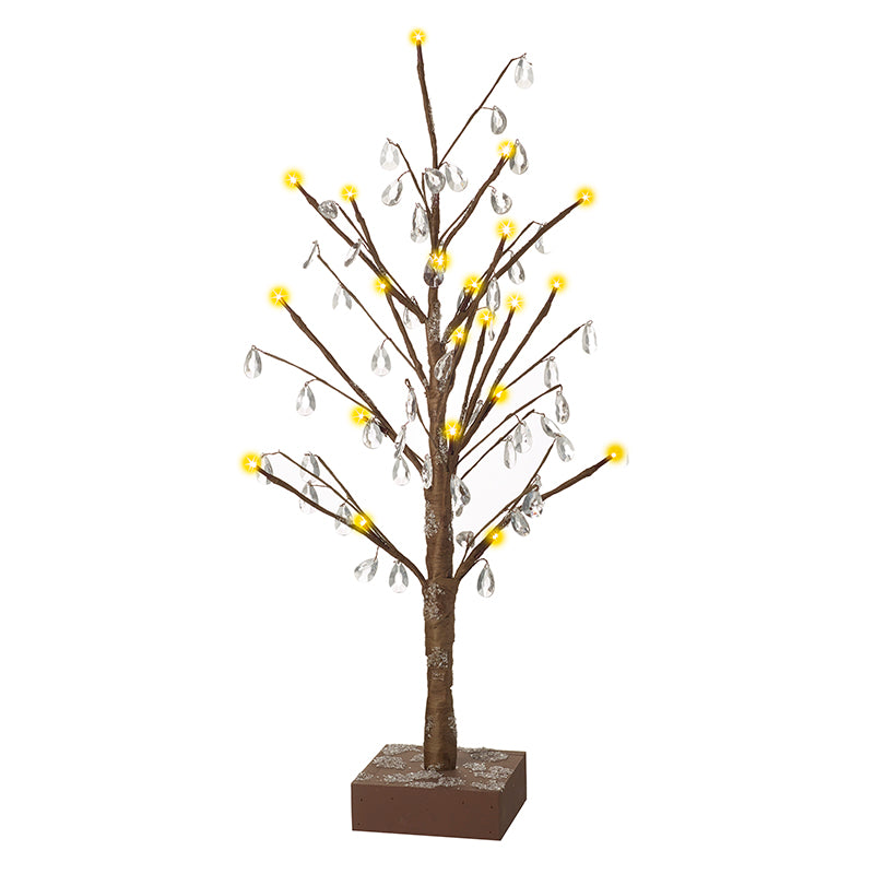 Small Light Up Crystal Drop  Tree