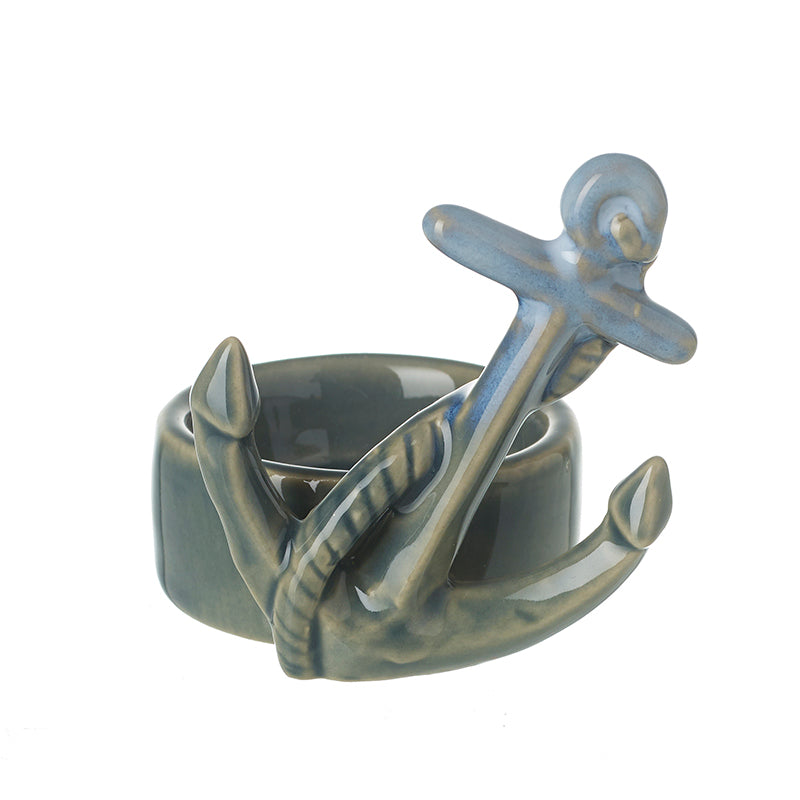 Porcelain Anchor T-Light Holder