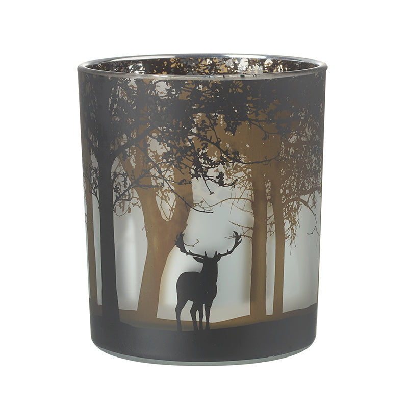 Small Deer Design Candle Holder