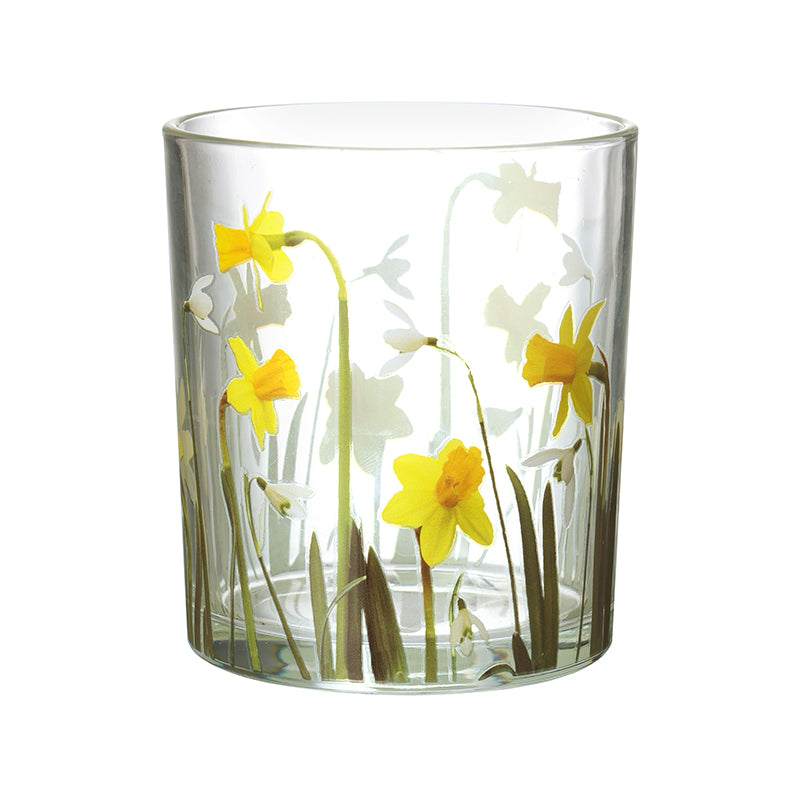 Daffodil Glass Jar
