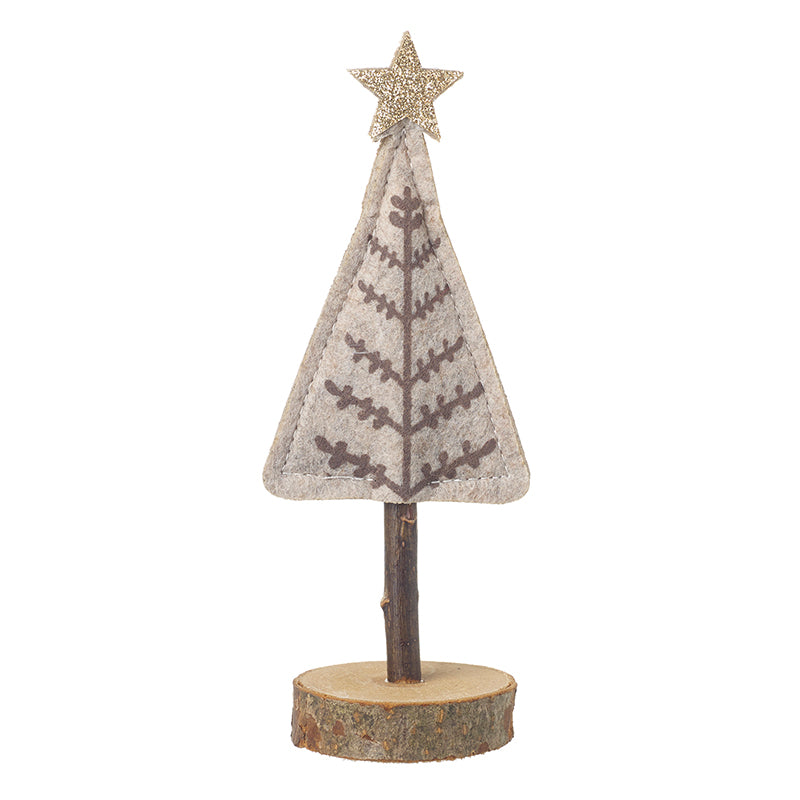 Felt Tree With Gold Star