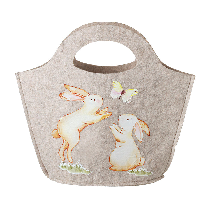 Rabbit Felt Bag With Handle