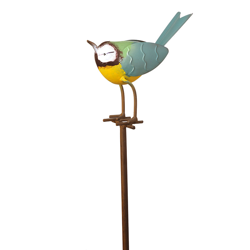 Blue Tit Garden Stake