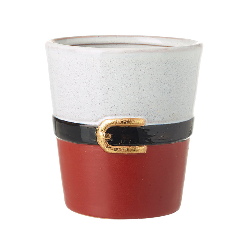 Small Santa Belt Pot