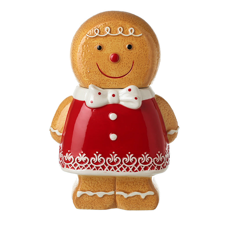 GINGERBREAD GIRL JAR