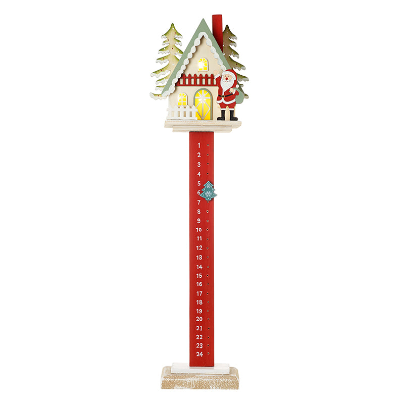 Large Tall Advent Light Up House