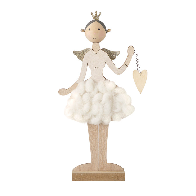 Standing Fairy Holding Heart