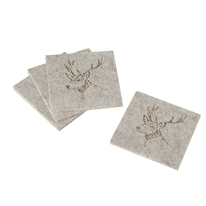 Deer Felt Coasters