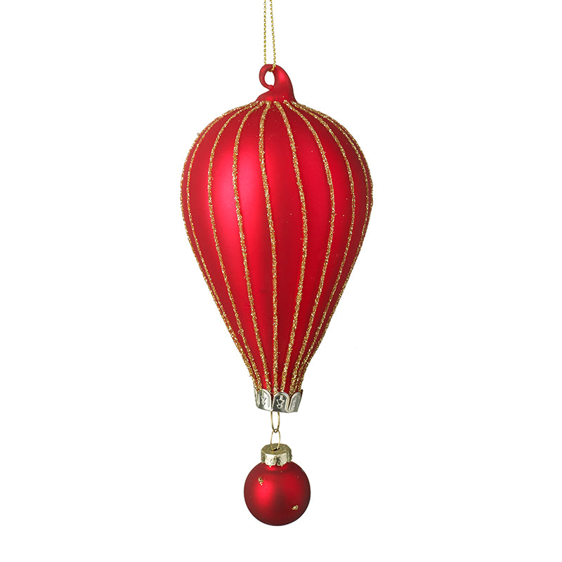 Red Glass Bauble/ Ballon Style