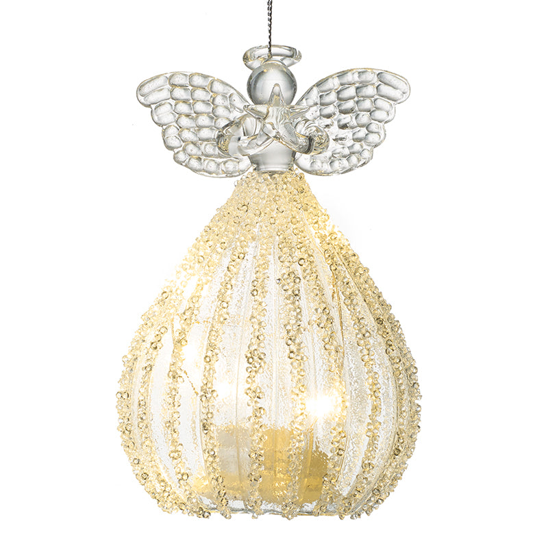 Light Up Glass Angel