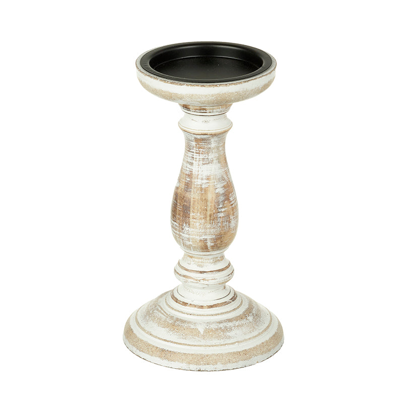Medium Wooden Candle Stick