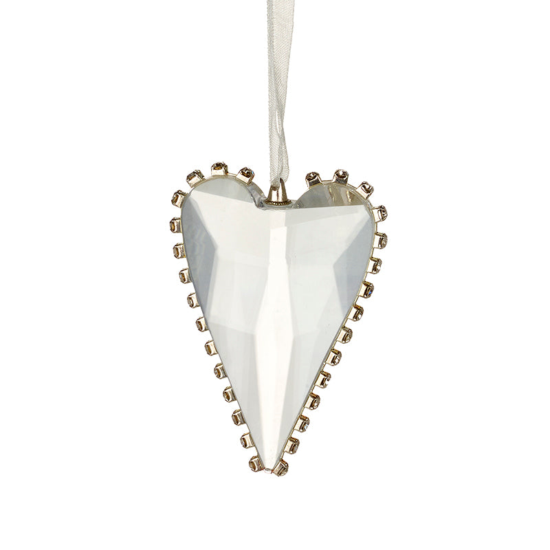 Glass Heart With Edge Detail