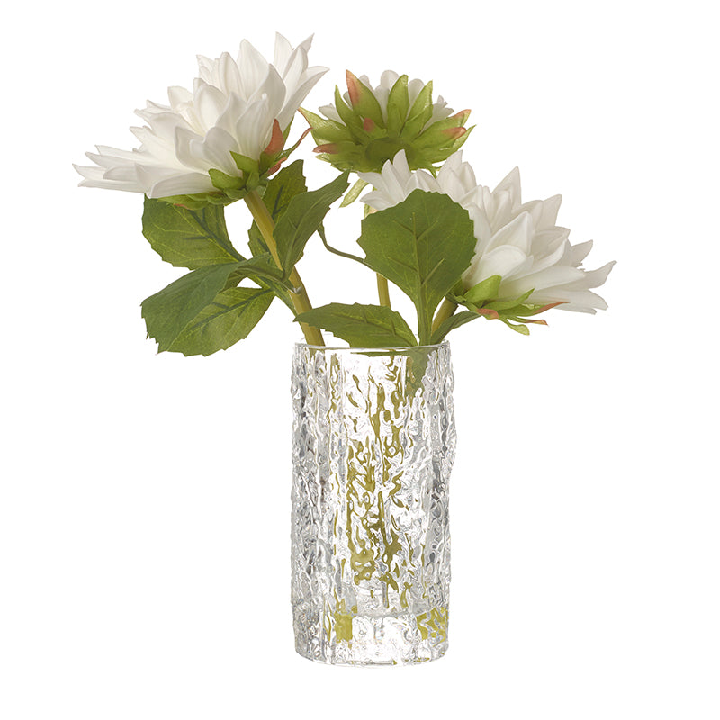White Flower Stems In Vase