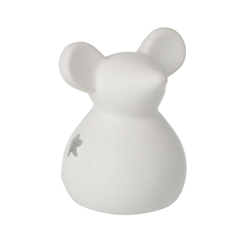 Small Ceramic Standing Mouse Matt White