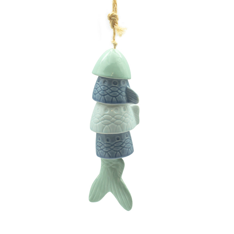 Ceramic Fish Wind Chime