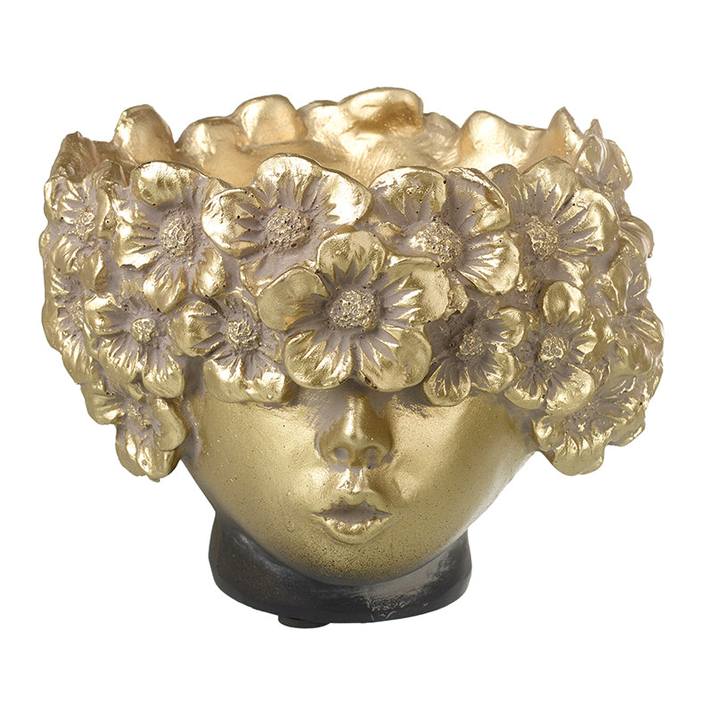 Medium Floral Head Planter