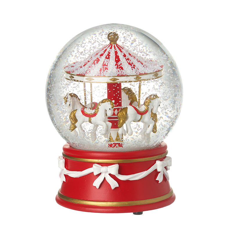 Musical Merry Go Round Snowglobe