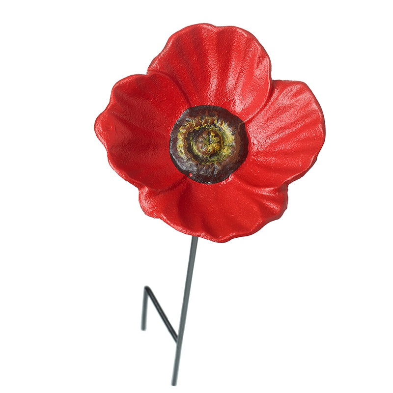 Poppy Iron Bird Feeder
