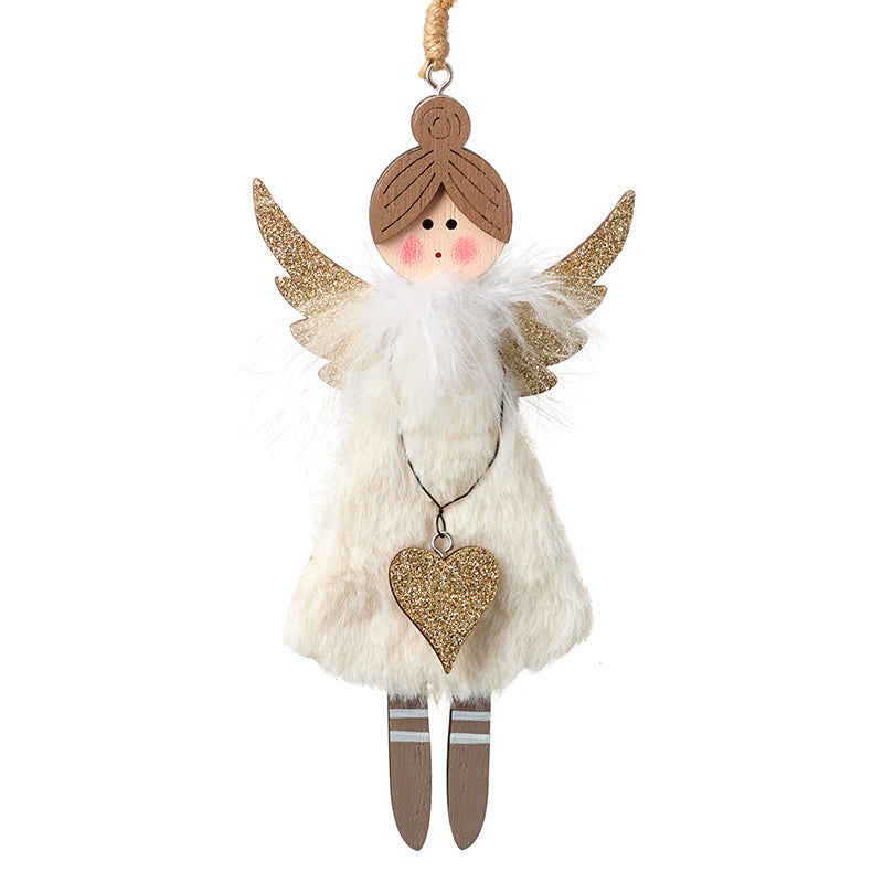Wooden Hanging Angel