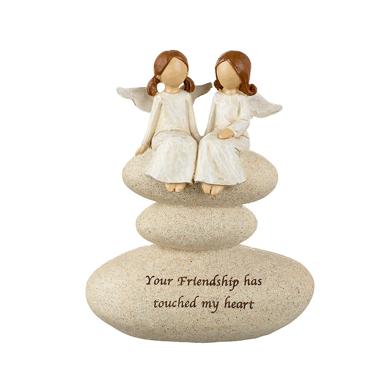 Angel Friends On Stone