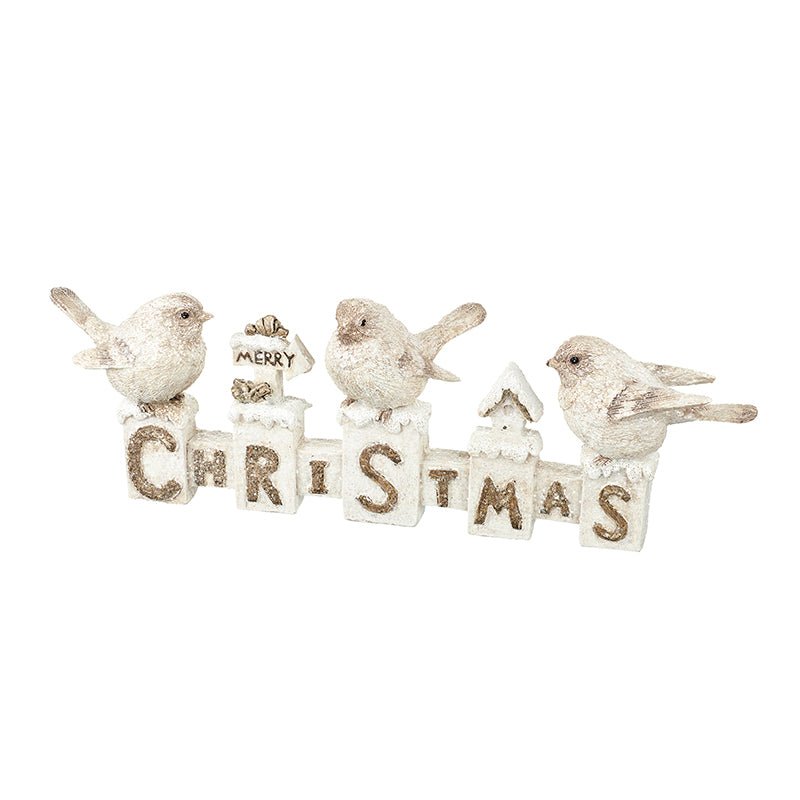 Christmas Letters With Birds