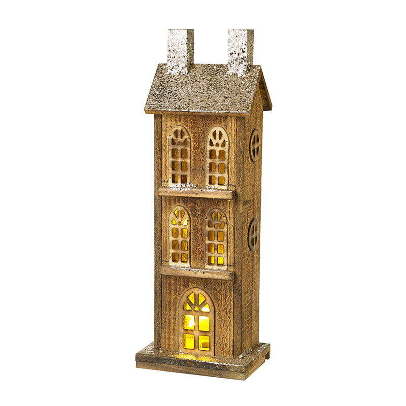 Small Wooden Light Up House