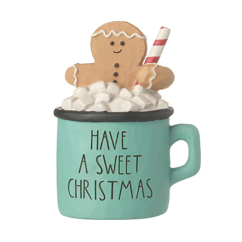 Christmas Mug W/Gingerbread Man