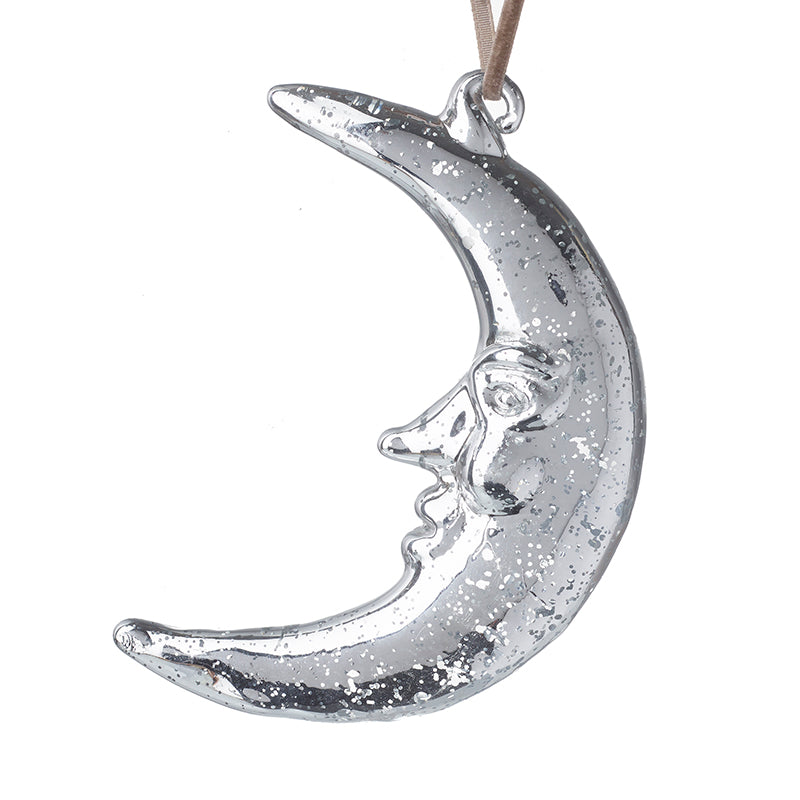 Glass Crescent Moon Man