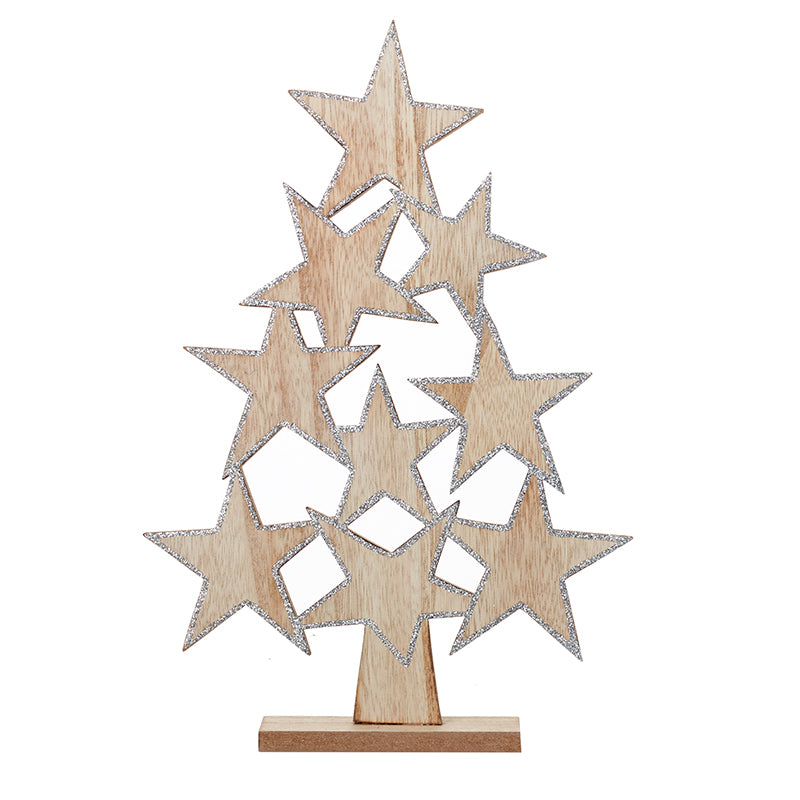 Wooden Star Tree