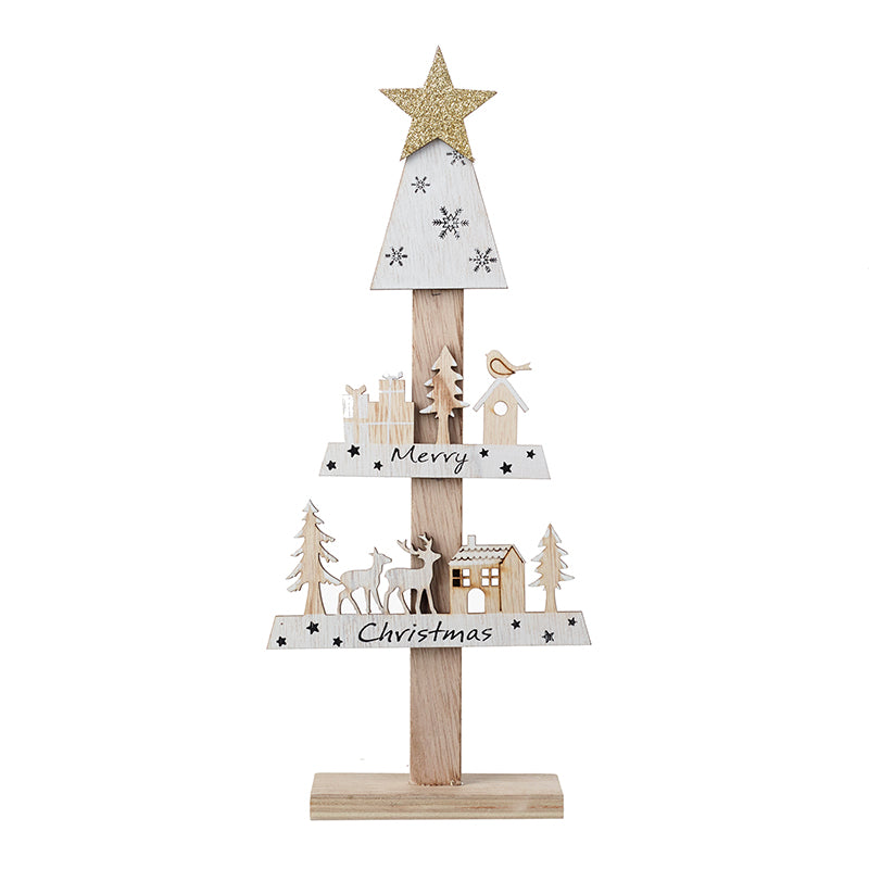 Merry Christmas Tree Shape Stand